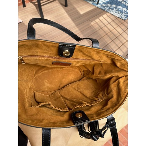 Patricia Nash Taureg Woven Marconia Tote Natural/Black P768519 NWT - Picture 10 of 14